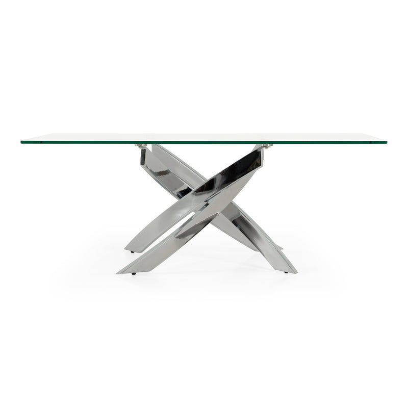 Pyrite Modern Glass Coffee Table