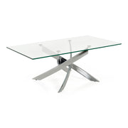 Pyrite Modern Glass Coffee Table — view 2