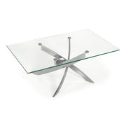 Pyrite Modern Glass Coffee Table — view 4