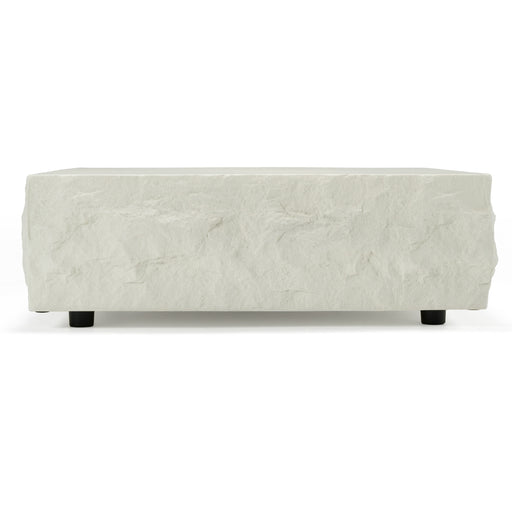 Quarry - Modern Off-White Square Coffee Table — view 2
