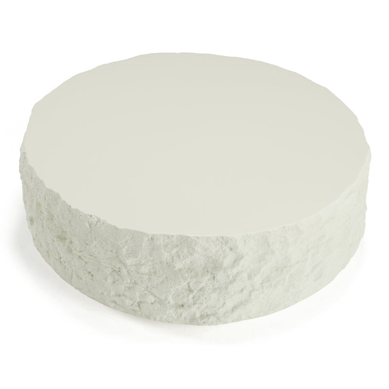 Quarry - Modern Off-White Round Coffee Table — view 3