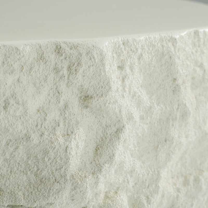 Quarry - Modern Off-White Round Coffee Table — view 4