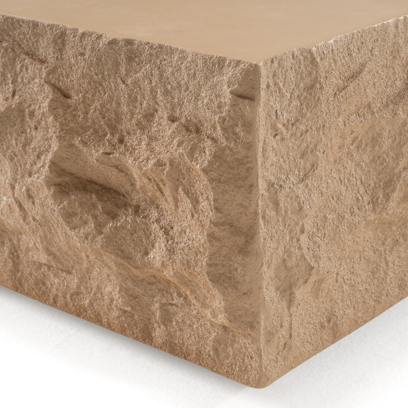 Quarry - Modern Beige Square Coffee Table — view 2