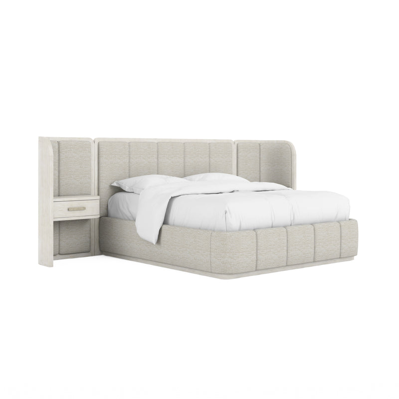 Ashlar King Upholstered Wall Panel Bed