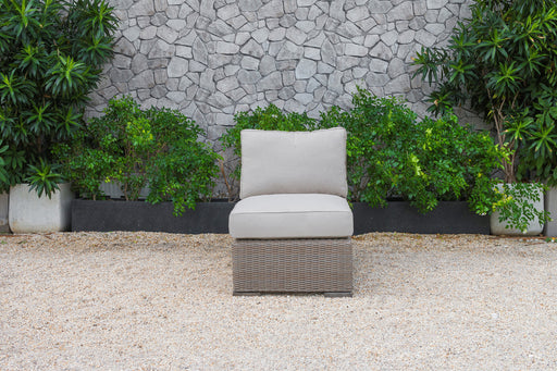 Pacifica Outdoor Beige Sectional Sofa Set — view 2