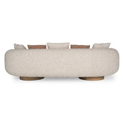 Raywood - Modern Multicolored Boucle Fabric + Ash Sofa — view 3