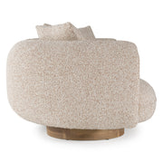 Raywood - Modern Multicolored Boucle Fabric + Ash Sofa — view 2