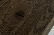 Renzo Modern Oak & Concrete 118" Dining Table — view 3