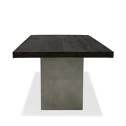Renzo Modern Oak & Concrete 79" Dining Table — view 4