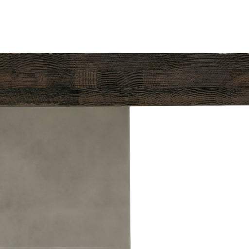 Renzo Modern Oak & Concrete 79" Dining Table — view 2
