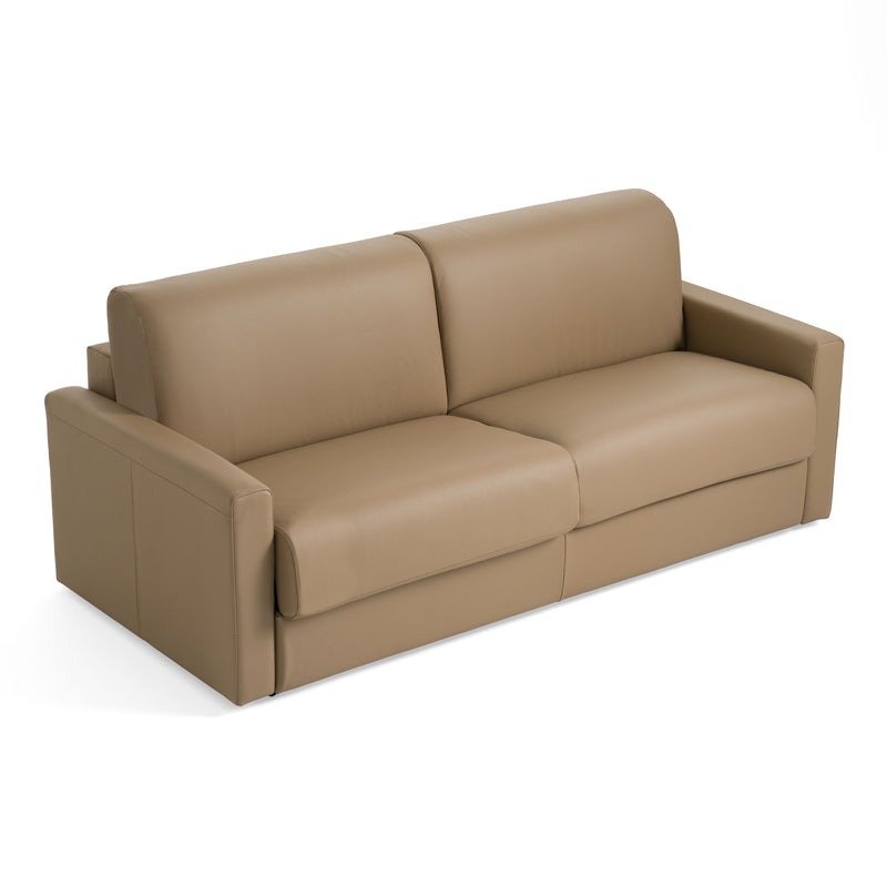Revers - Italian Modern Desert Leather Queen Sofa bed