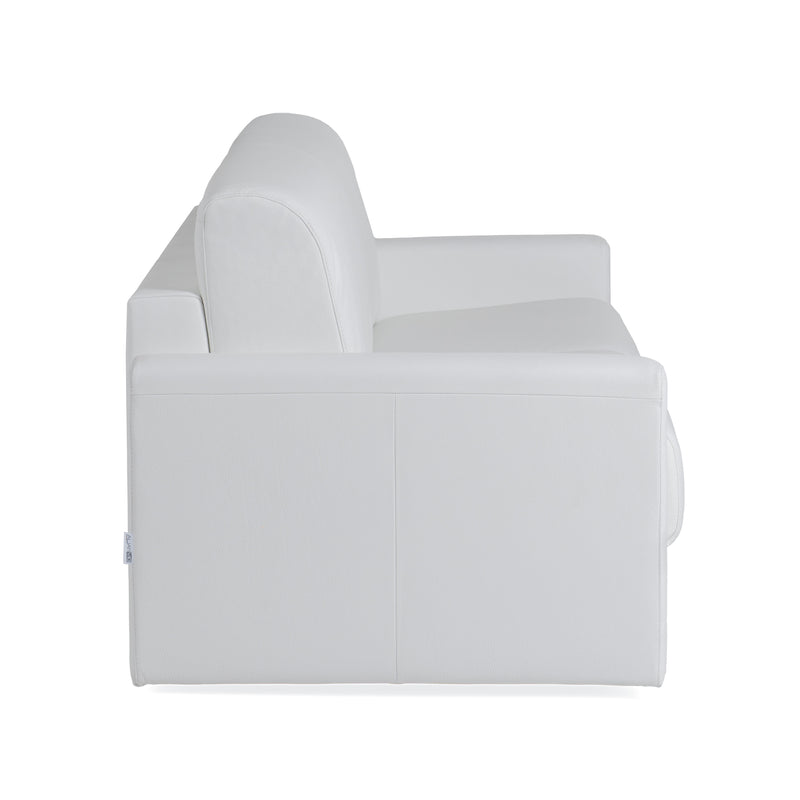 Revers - Italian Modern White Leather Queen Sofa bed — view 4
