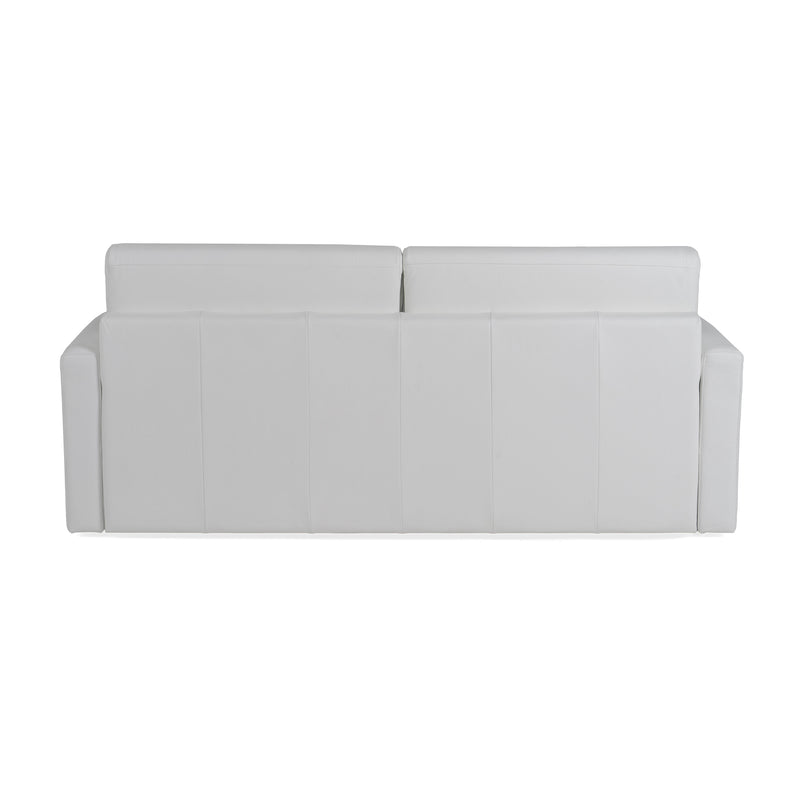 Revers - Italian Modern White Leather Queen Sofa bed — view 5