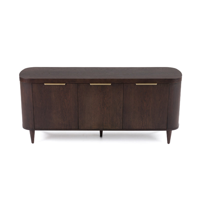 Richmond - Modern Brown Oak Buffet — view 3