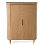 Richmond - Modern Natural Oak Rounded Tall Buffet