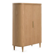 Richmond - Modern Natural Oak Rounded Tall Buffet — view 2
