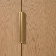 Richmond - Modern Natural Oak Rounded Tall Buffet — view 5