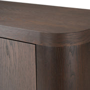 Richmond - Modern Brown Rounded Tall Buffet — view 5