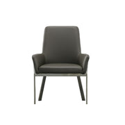 Robin Modern Grey Bonded Leather Dining Chair