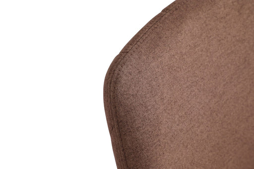 Robin - Modern Brown & Brass Dining Chair