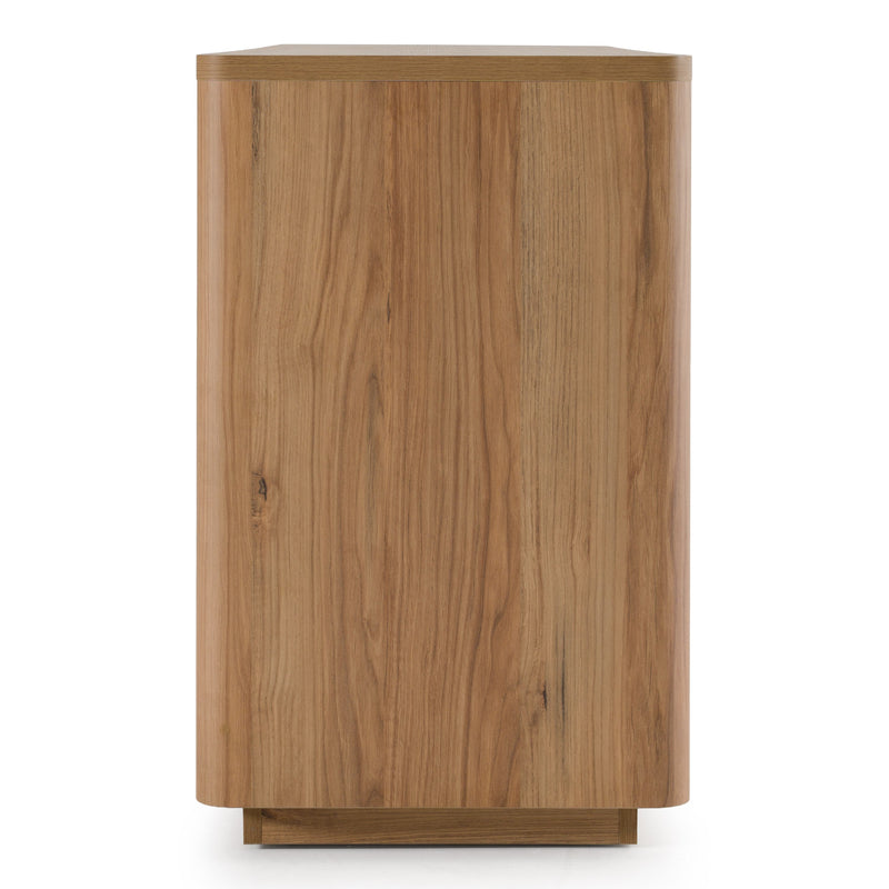 Roma - Modern Oak + Gold Dresser — view 2