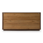 Roma - Modern Walnut + Gold Dresser — view 3