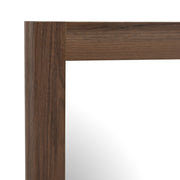 Roma - Modern Walnut Mirror — view 2