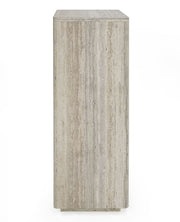 Roma - Modern Faux Travertine + Gold Chest — view 5