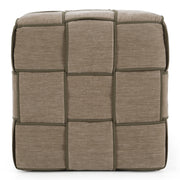 Rousey - Modern Taupe Fabric Bench — view 2