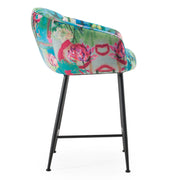 Roxann - Modern Counter Stool in Funky Velvet — view 3