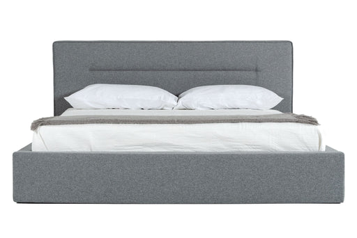 Juliana - Queen Italian Modern Dark Grey Upholstered Bed