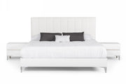 Angela - Italian Modern White Eco Leather 4-Piece Bedroom Set