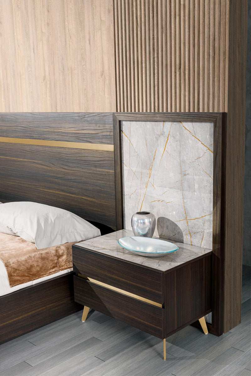 Velondra - Modern Eucalypto + Marble Bedroom Set — view 3