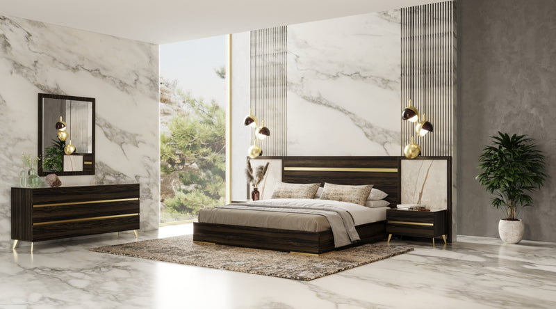 Velondra - Modern Eucalypto + Marble Bedroom Set — view 4