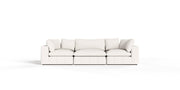 Vicki - Modern Off-White Fabric Modular Sectional Sofa