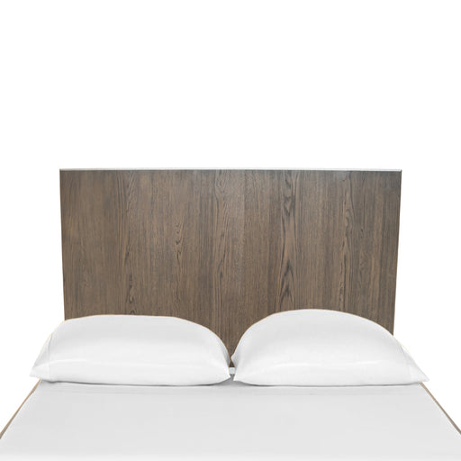 Novak Modern Dark Oak Bed