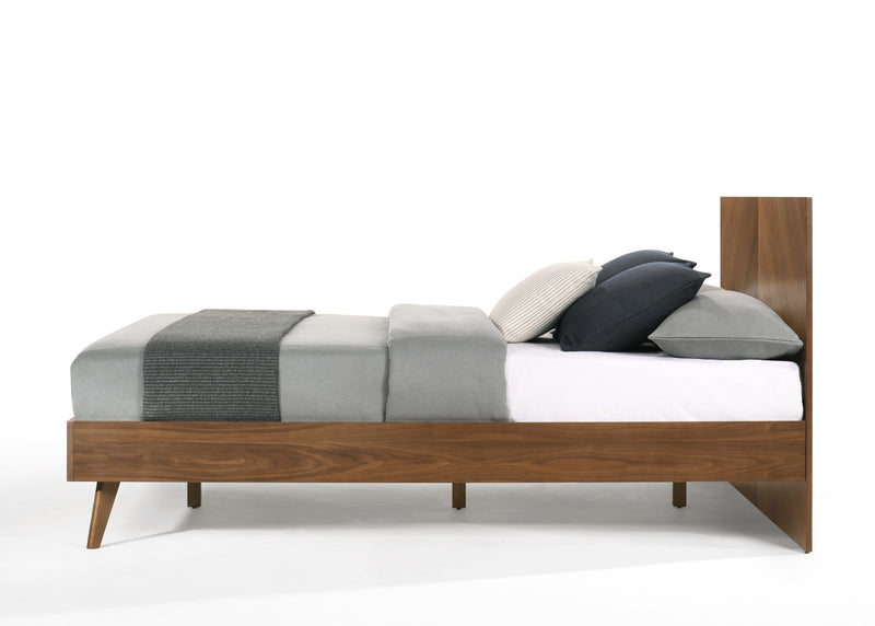 Kamela -Modern Walnut Bedroom Set — view 2