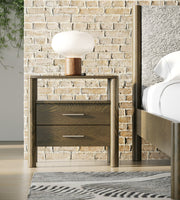 Carolina - Modern Grey Fabric + Wenge Bedroom Set — view 5