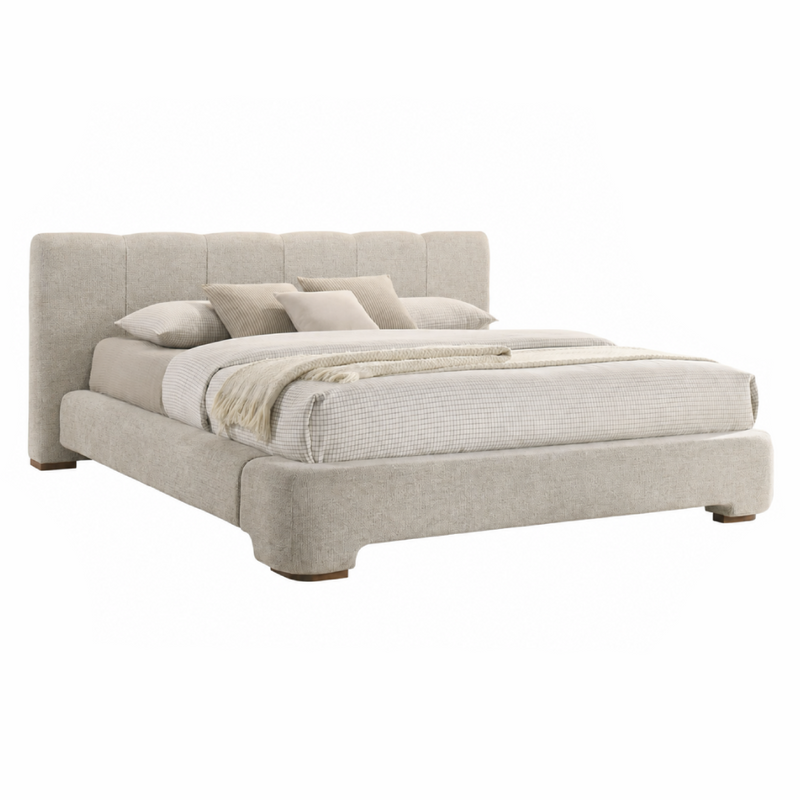 Reveal - Modern Beige Fabric Bed