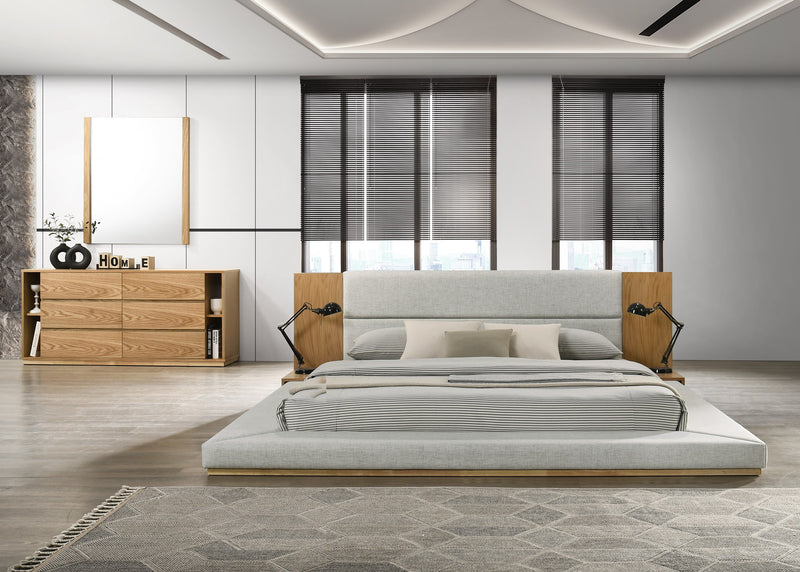 Jagger Modern Natural Oak Bedroom Set — view 2