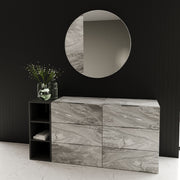 Maranello - Modern Grey 4-Piece Bedroom Set — view 3