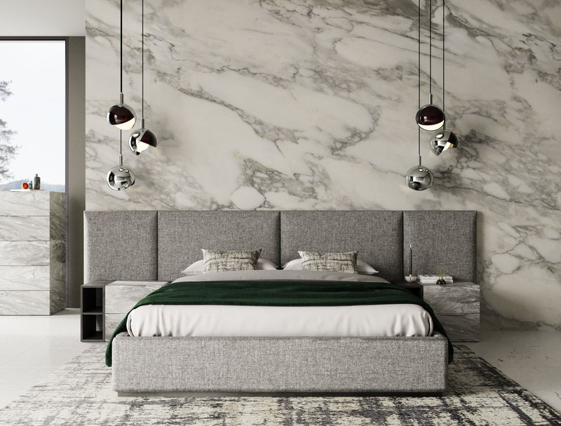 Maranello - Modern Grey 4-Piece Bedroom Set — view 4