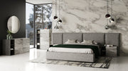 Maranello - Modern Grey 4-Piece Bedroom Set — view 5