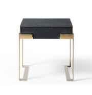 Athena & Rothsay - Modern Grey Fabric + Wenge + Gold Bedroom Set — view 5