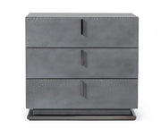 Buckley - Grey & Black Stainless Steel Bedroom Set — view 3