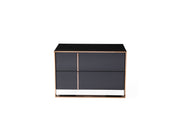 Cartier - Modern Black + Rose Gold Bed + Nightstands — view 4