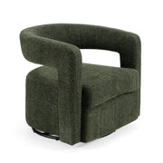 Ryan - Modern Olive Green Fabric Swivel Accent Chair