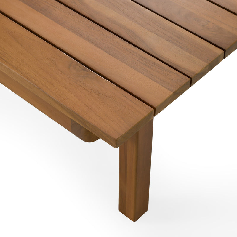 Saint Croix - Outdoor Natural Teak Coffee Table — view 4