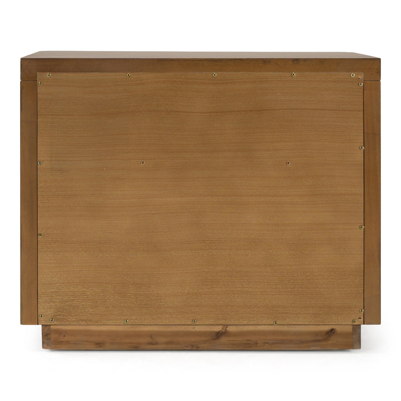 Salazar - Modern Acacia Nightstand — view 3