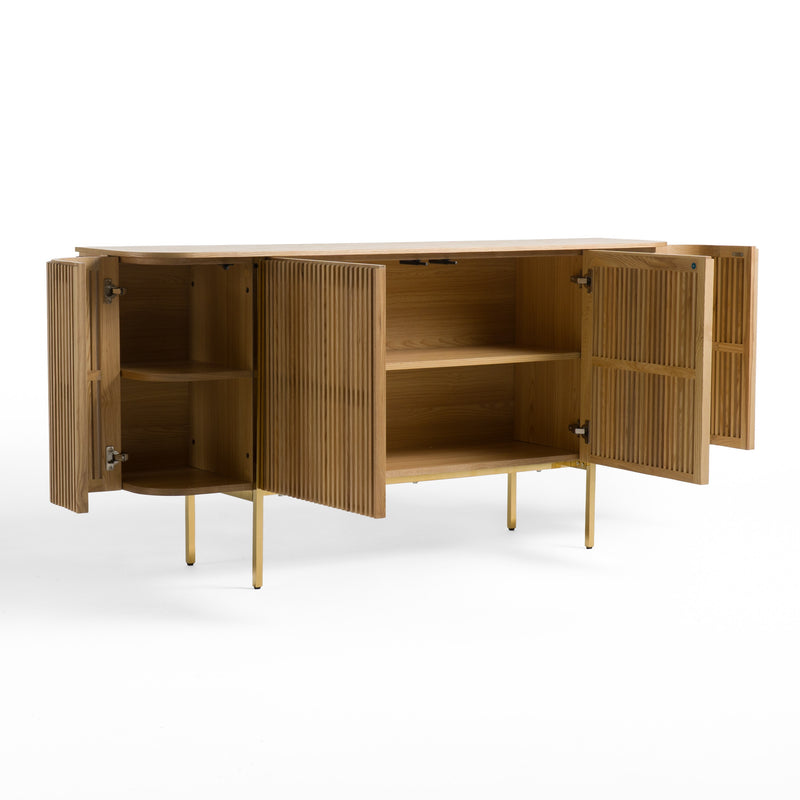 Sandy - Modern Natural Ash Buffet — view 3